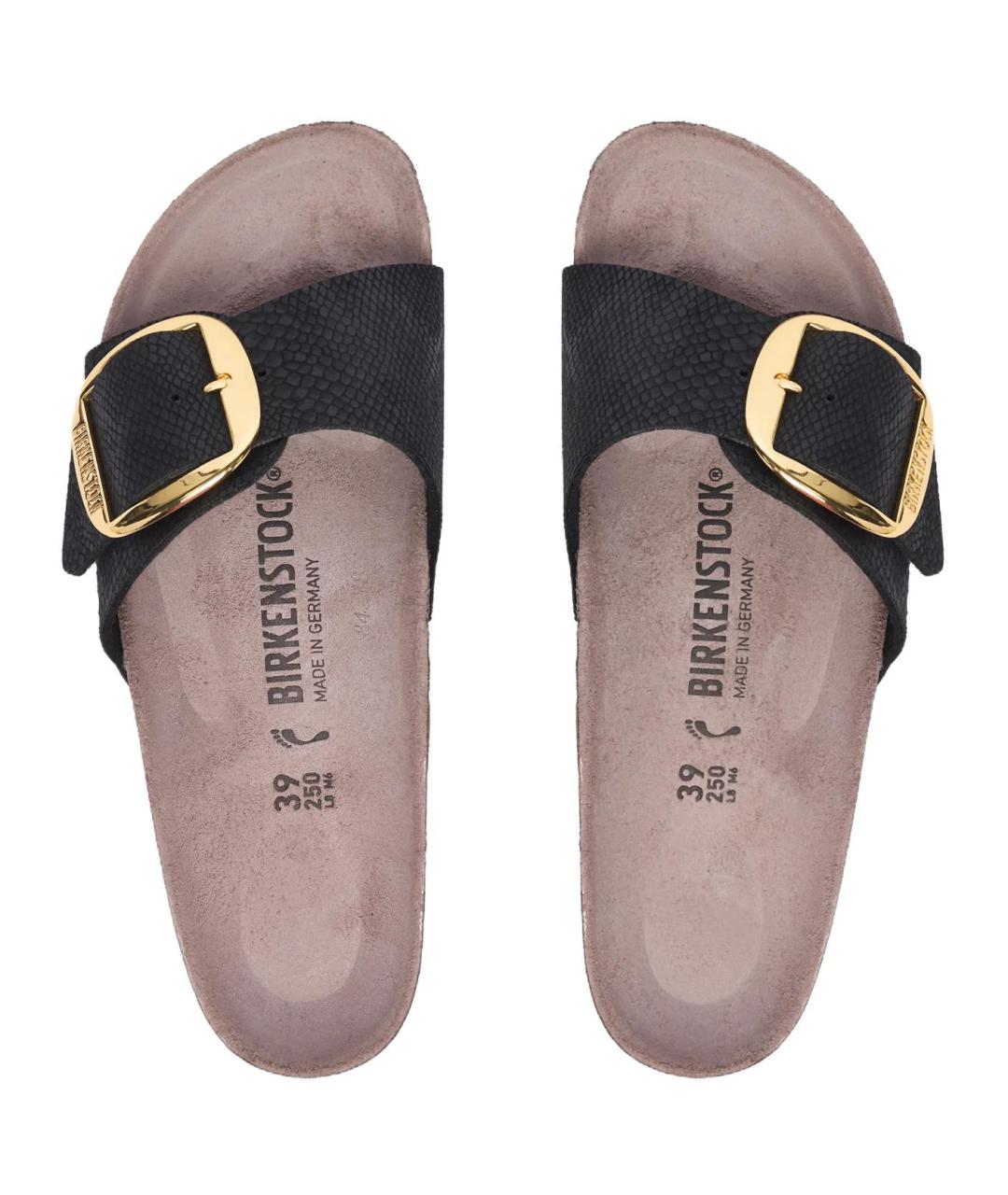 BIRKENSTOCK Черные шлепанцы, фото 4