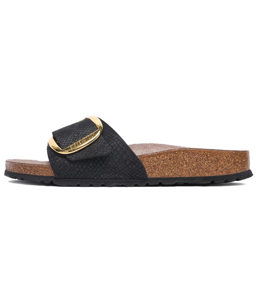 BIRKENSTOCK Черные шлепанцы, фото 2