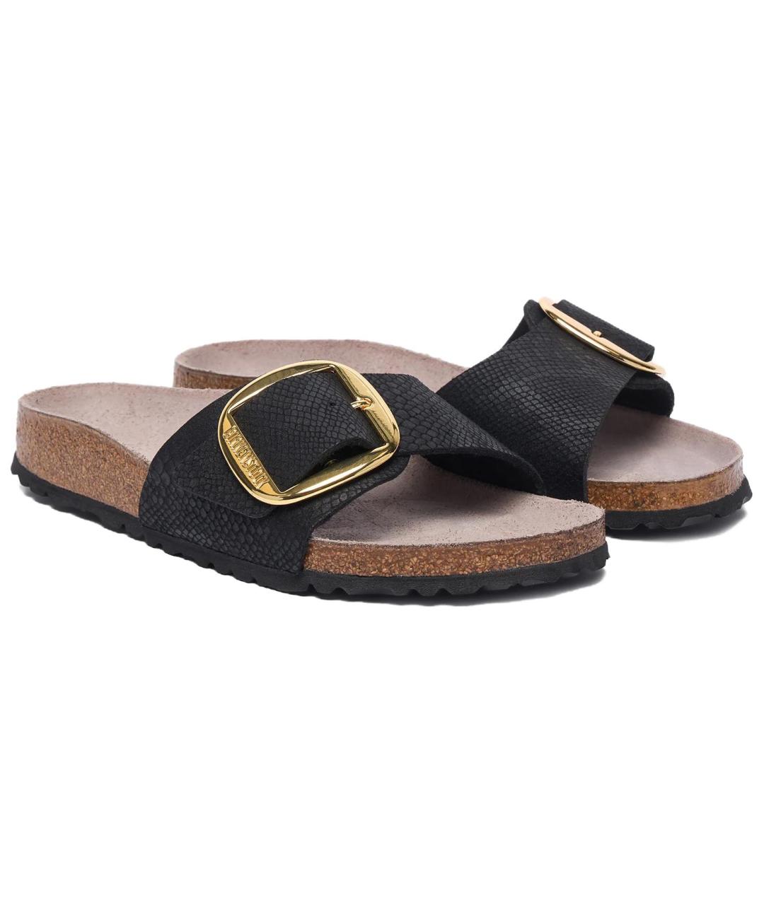 BIRKENSTOCK Черные шлепанцы, фото 3