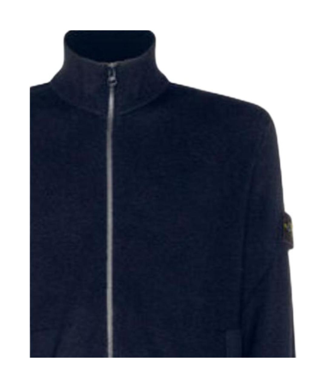 STONE ISLAND Темно-синий джемпер / свитер, фото 4