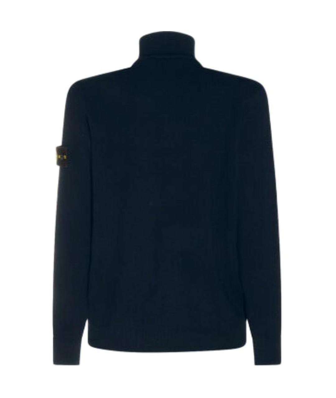 STONE ISLAND Темно-синий джемпер / свитер, фото 2