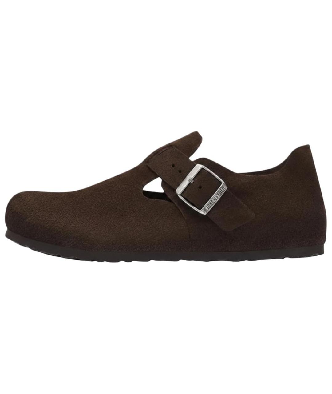BIRKENSTOCK Коричневые замшевые низкие ботинки, фото 2