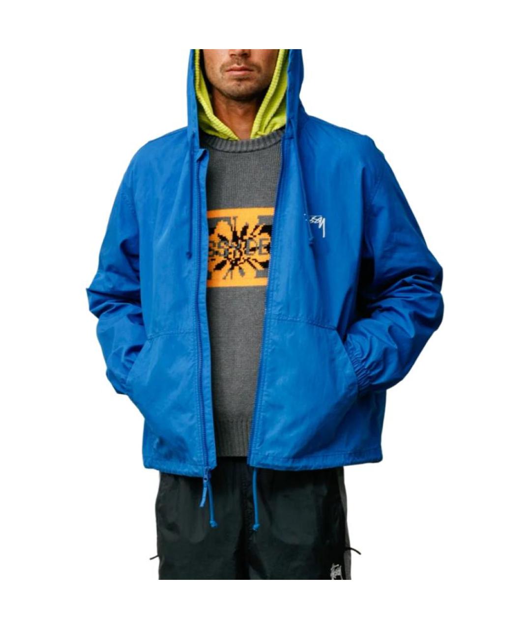 STUSSY Синяя куртка, фото 3