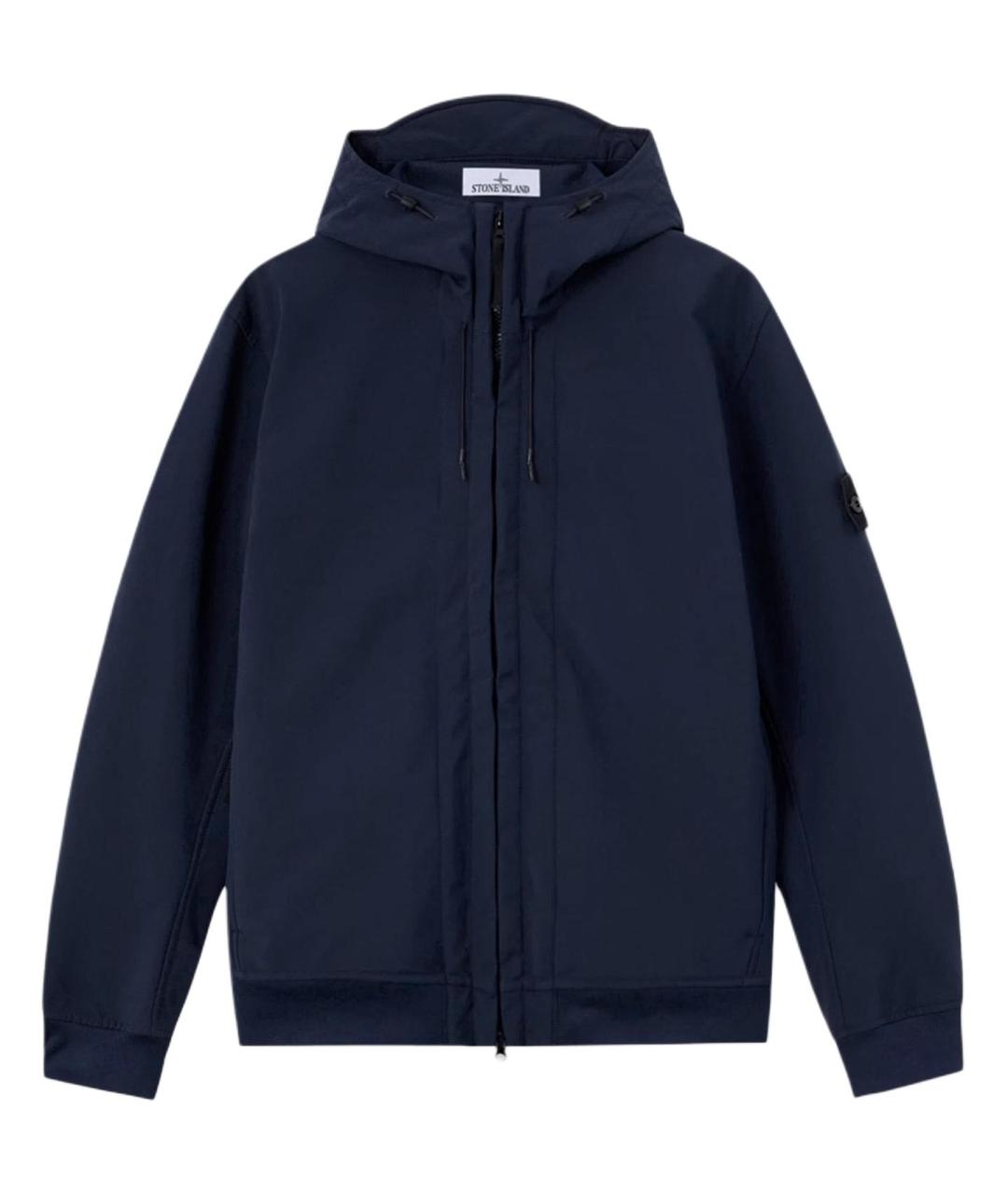 STONE ISLAND Темно-синяя куртка, фото 1