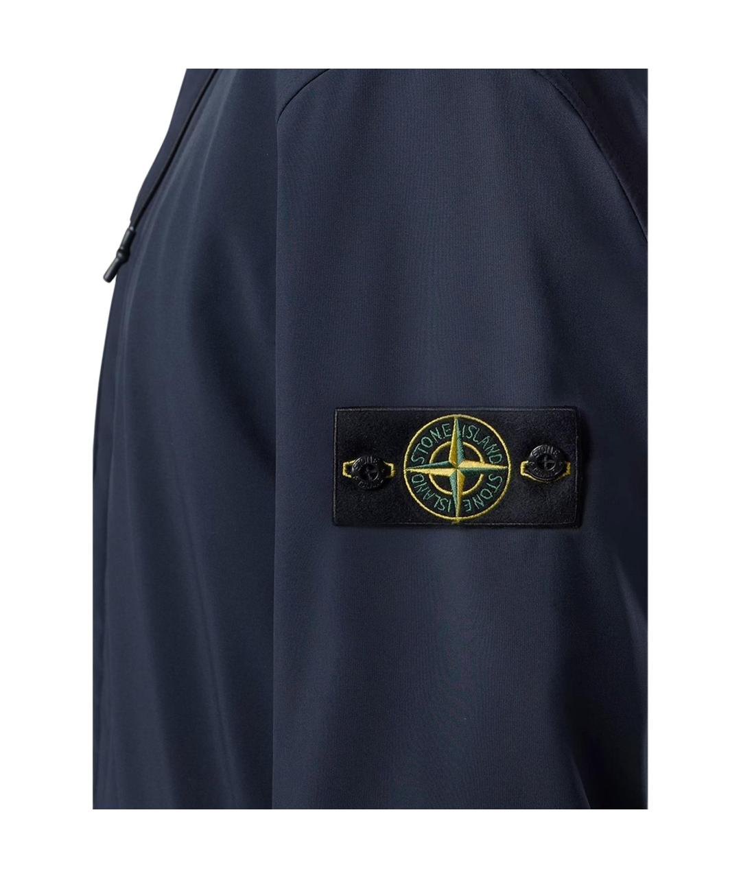 STONE ISLAND Темно-синяя куртка, фото 3