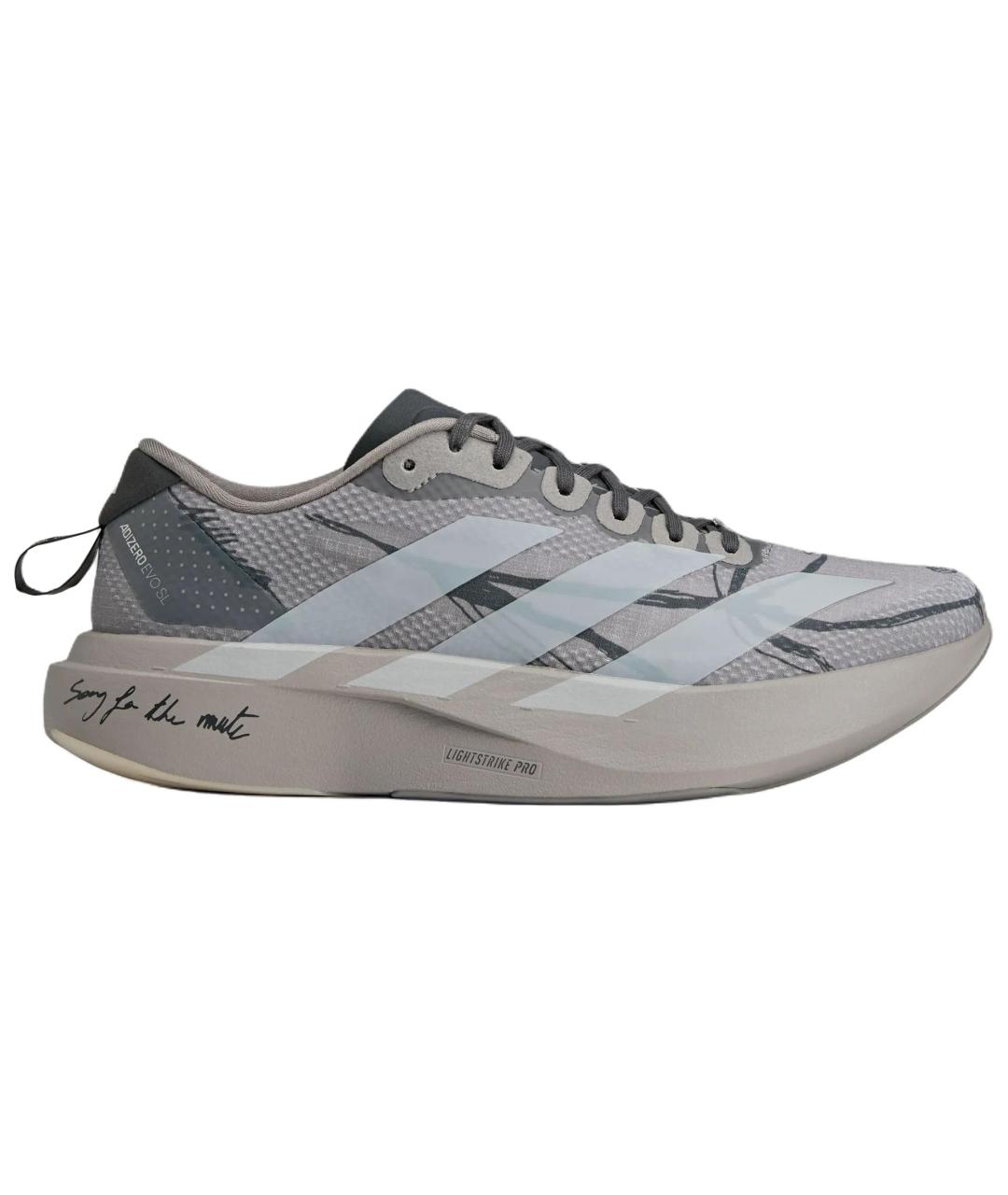 ADIDAS Серые синтетические кроссовки, фото 1