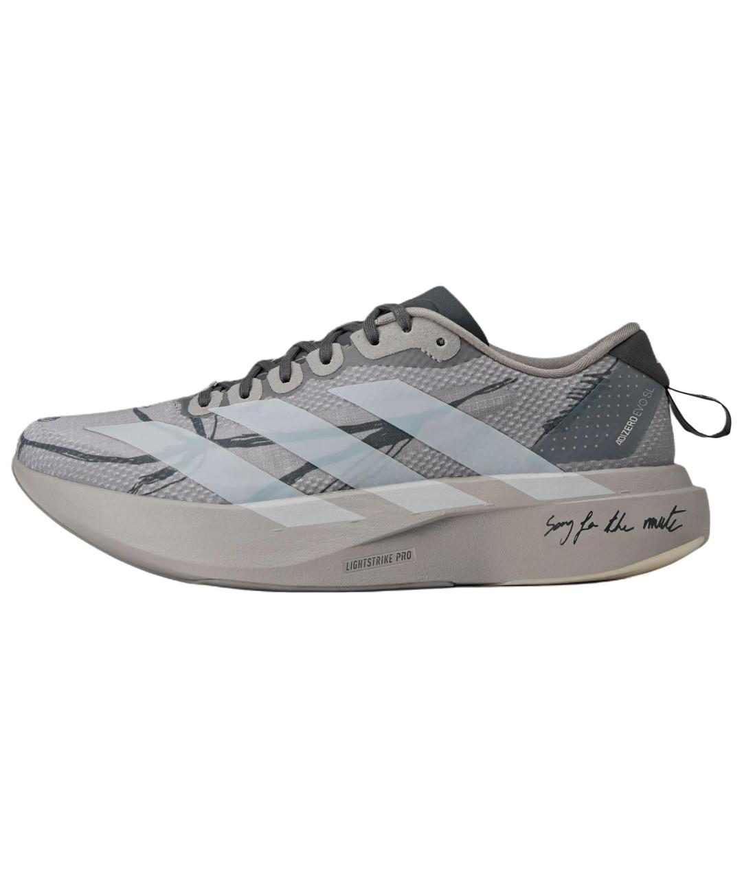 ADIDAS Серые синтетические кроссовки, фото 2