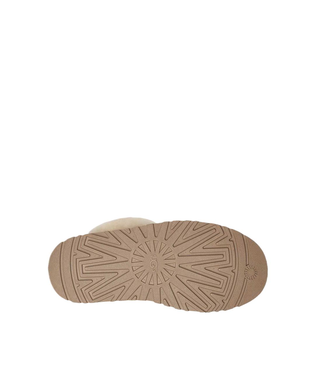 UGG Коричневые замшевые мюли, фото 4