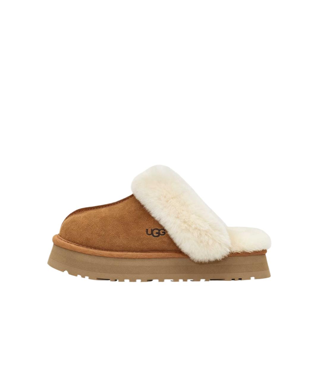 UGG Коричневые замшевые мюли, фото 2