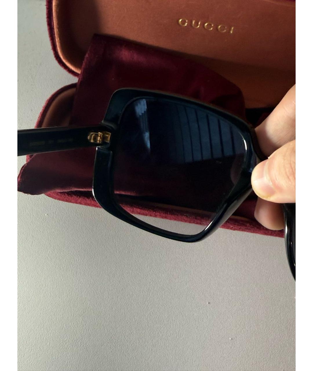 GUCCI Черные солнцезащитные очки, фото 7