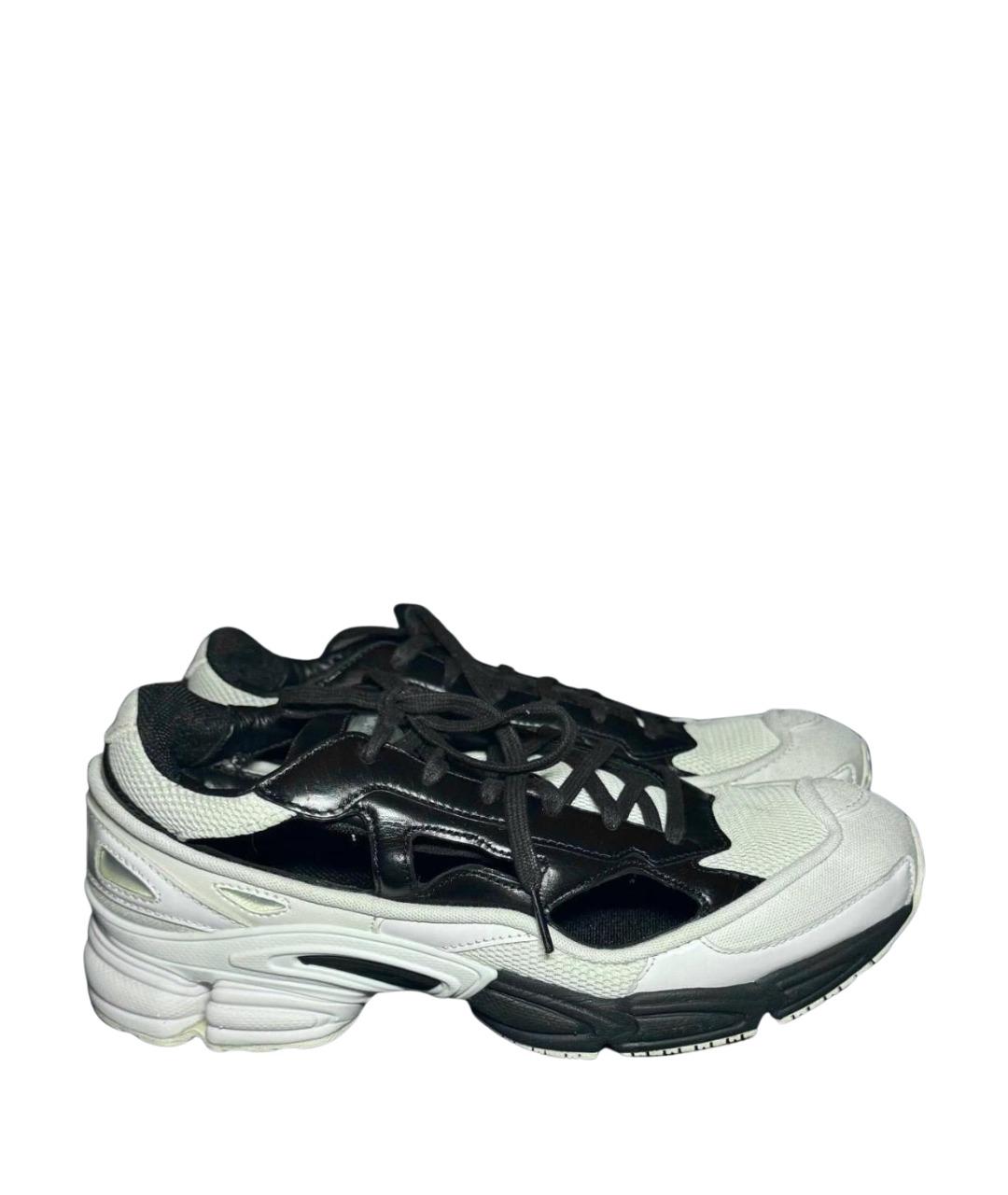 ADIDAS X RAF SIMONS Белые кожаные низкие кроссовки / кеды, фото 1