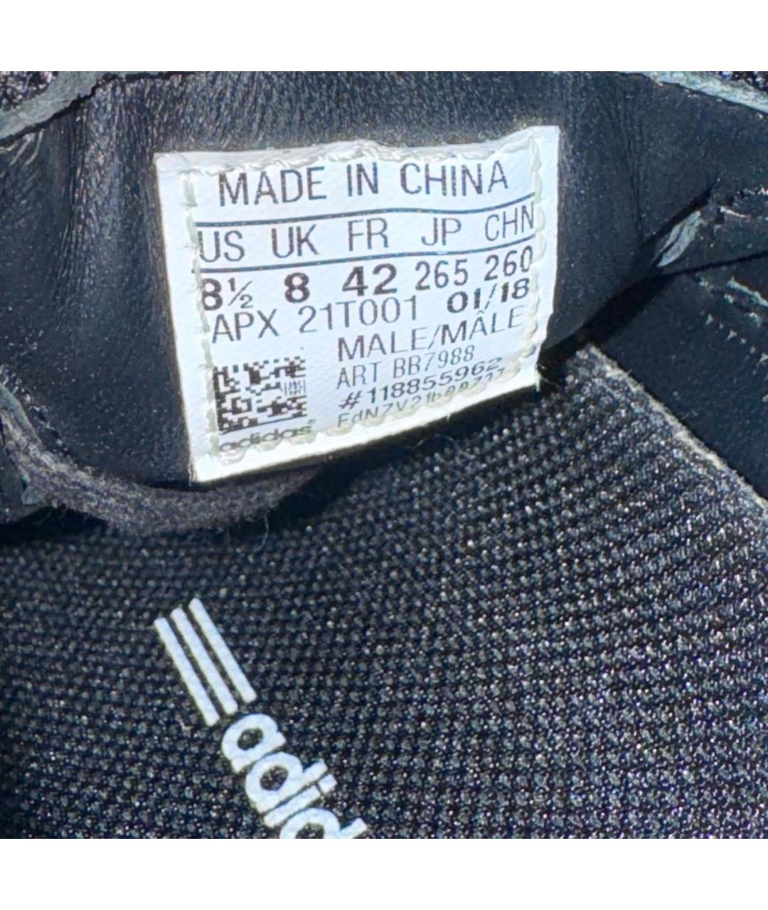 ADIDAS X RAF SIMONS Белые кожаные низкие кроссовки / кеды, фото 6