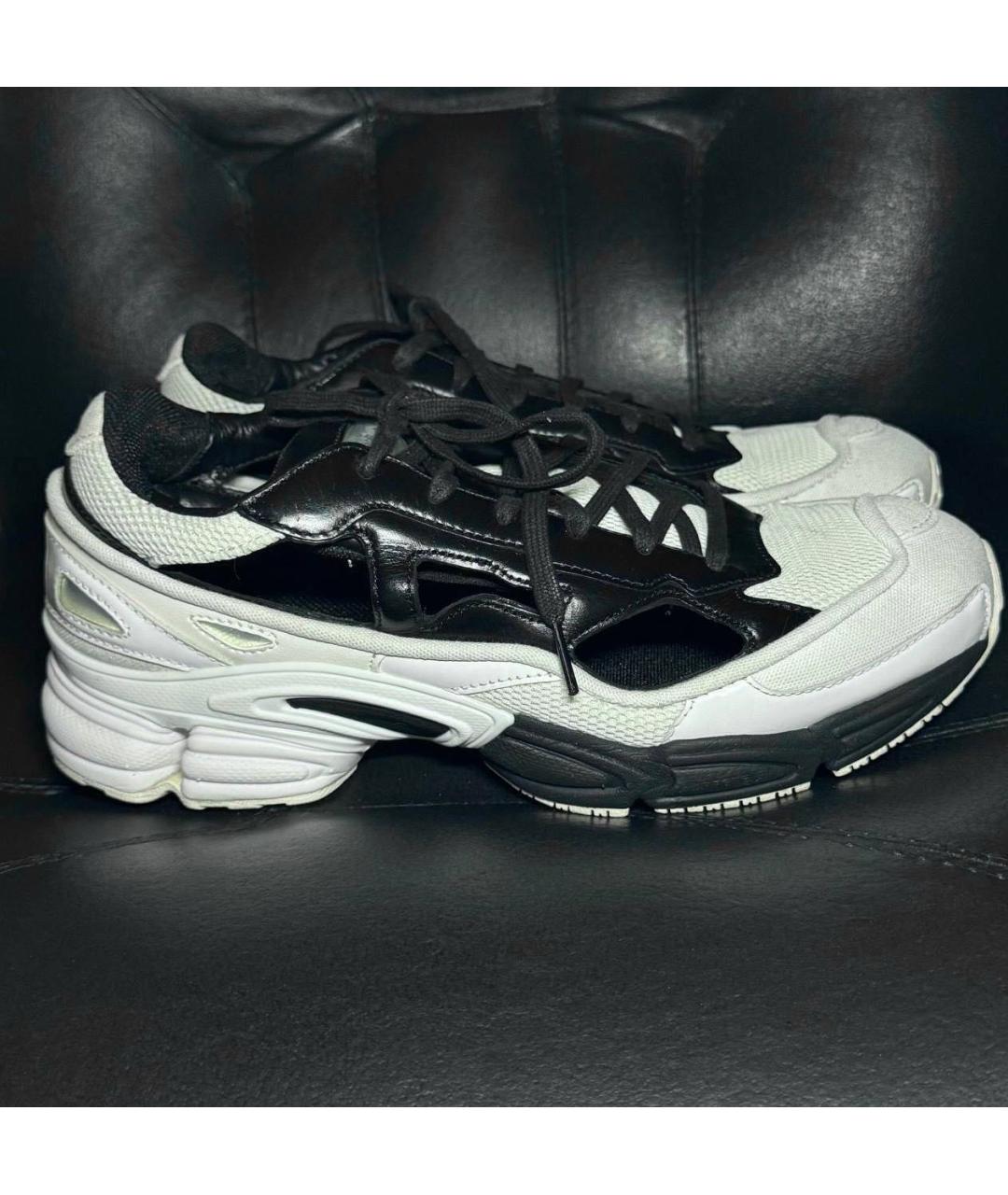 ADIDAS X RAF SIMONS Белые кожаные низкие кроссовки / кеды, фото 9
