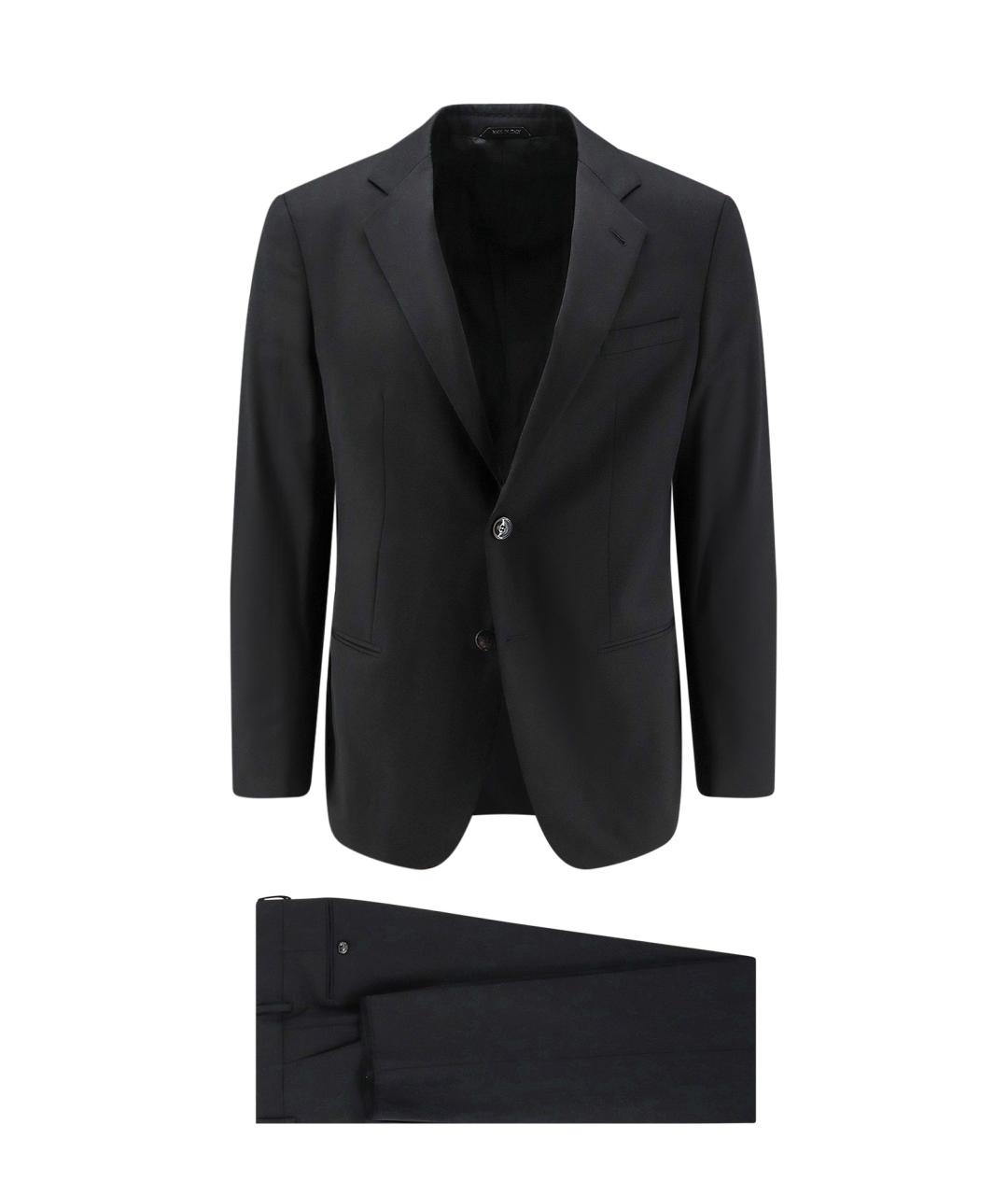 GIORGIO ARMANI Черный классический костюм, фото 1