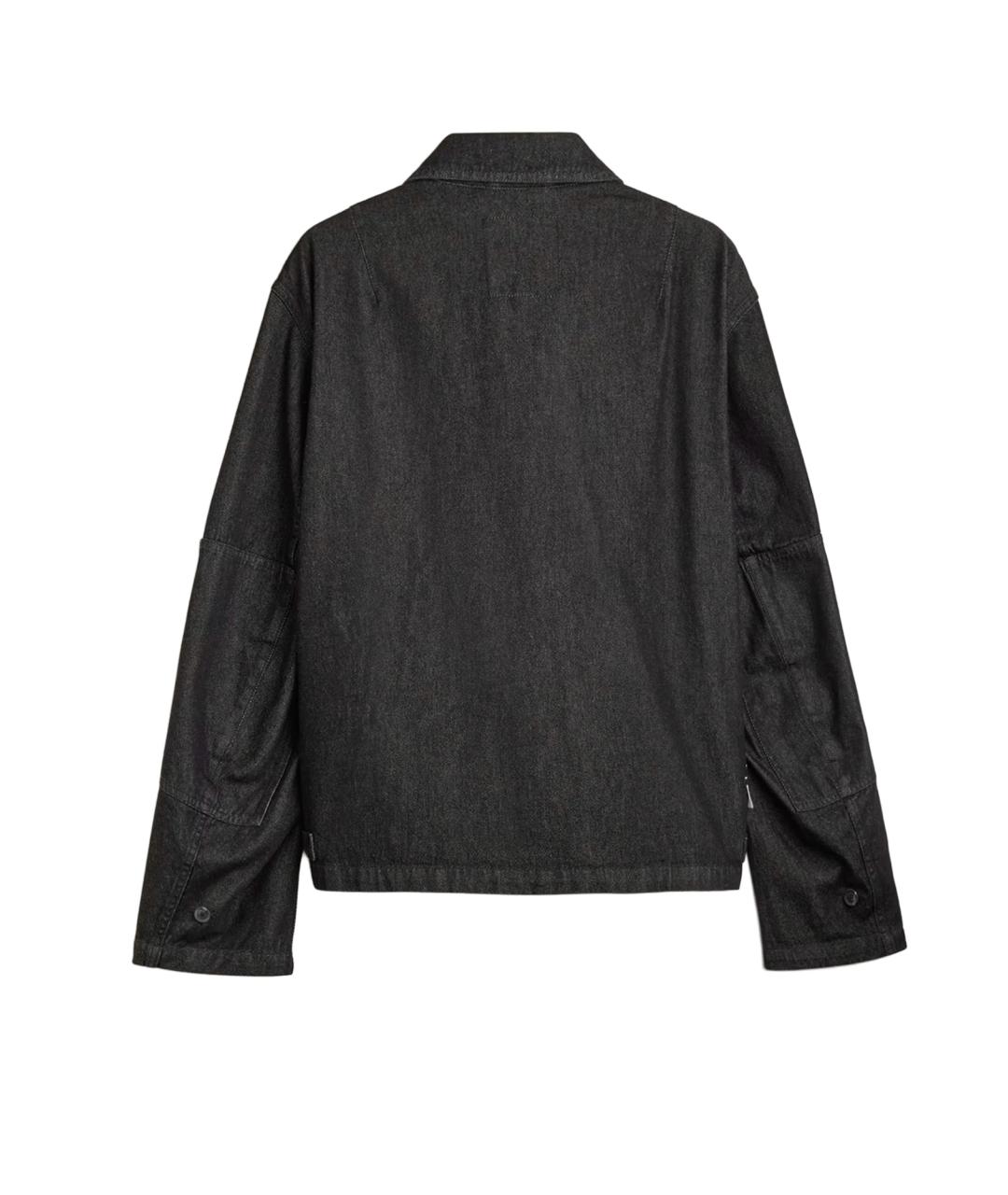 Y-3 Черная хлопковая куртка, фото 2