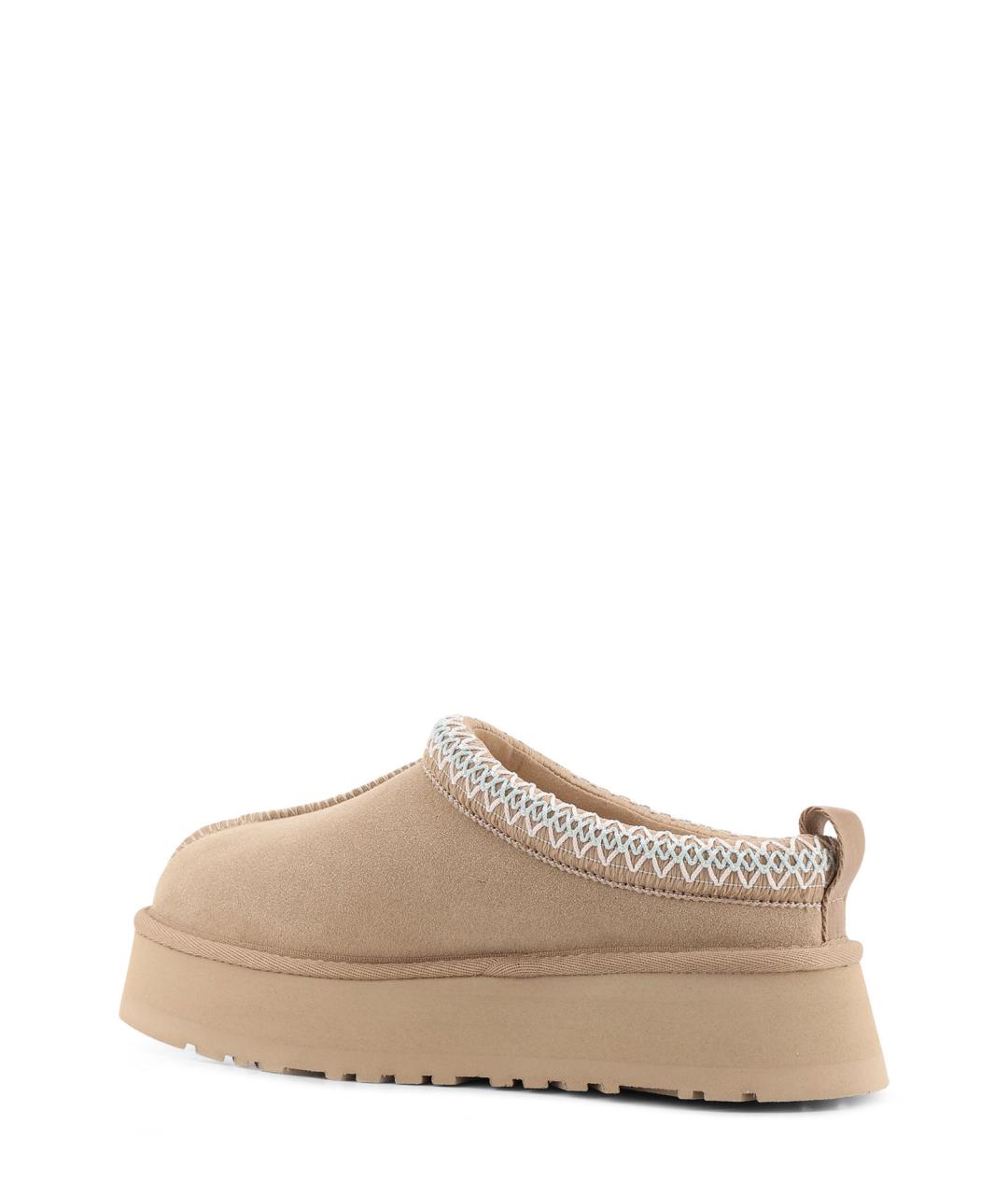 UGG Бежевые замшевые сабо, фото 3
