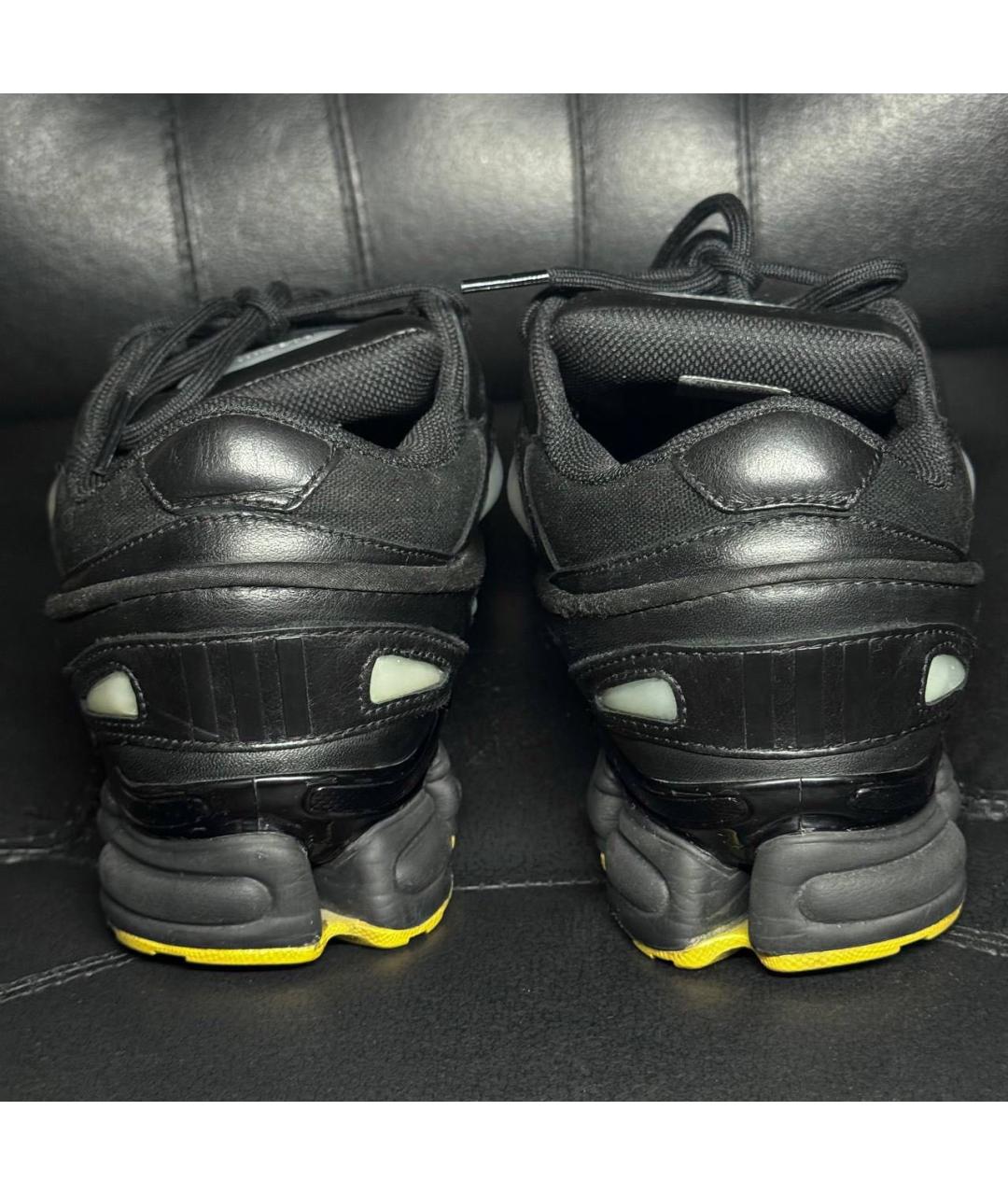 ADIDAS X RAF SIMONS Черные низкие кроссовки / кеды, фото 2