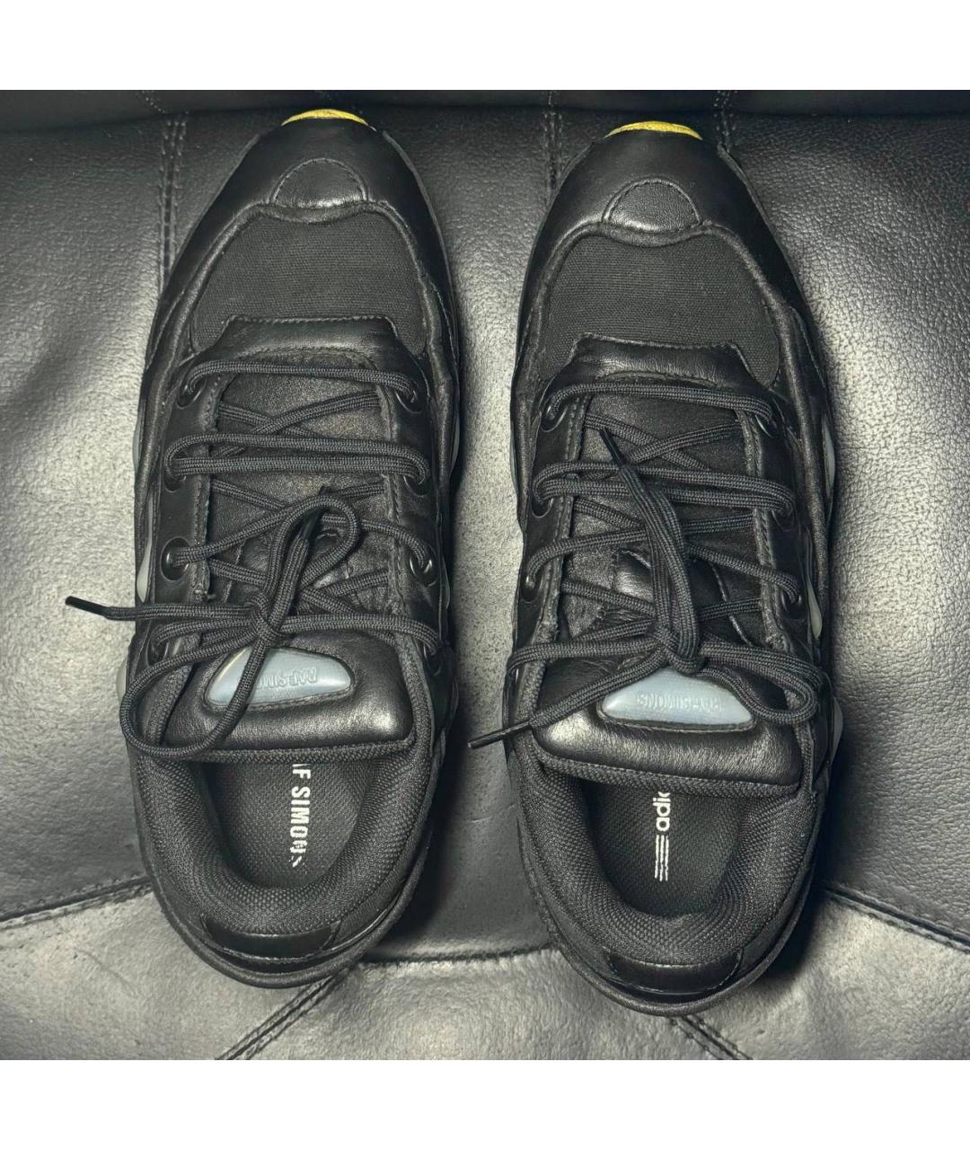 ADIDAS X RAF SIMONS Черные низкие кроссовки / кеды, фото 6