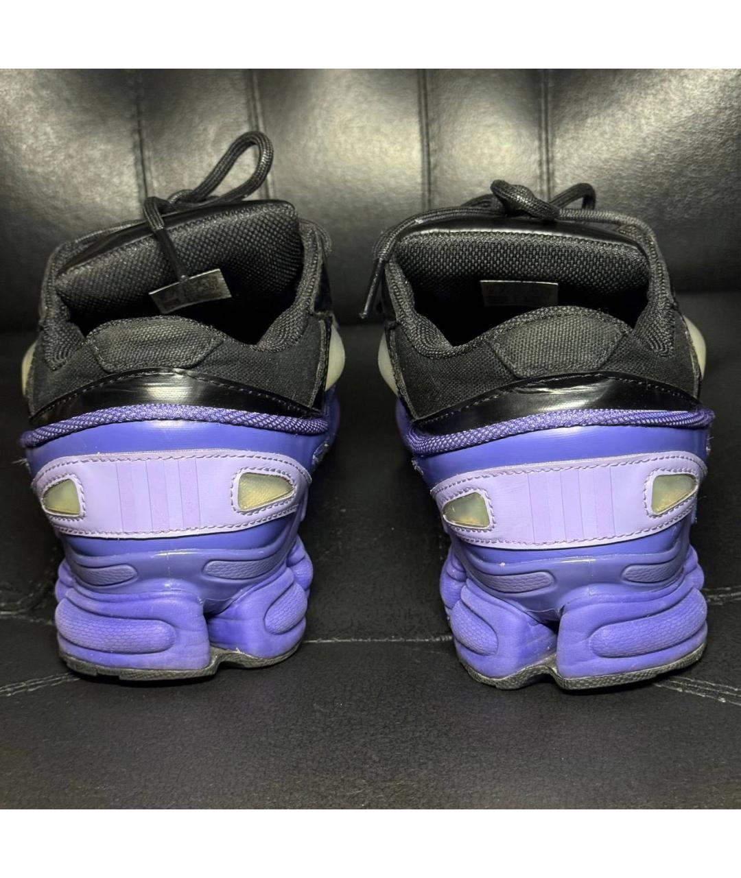 ADIDAS X RAF SIMONS Фиолетовые текстильные низкие кроссовки / кеды, фото 2