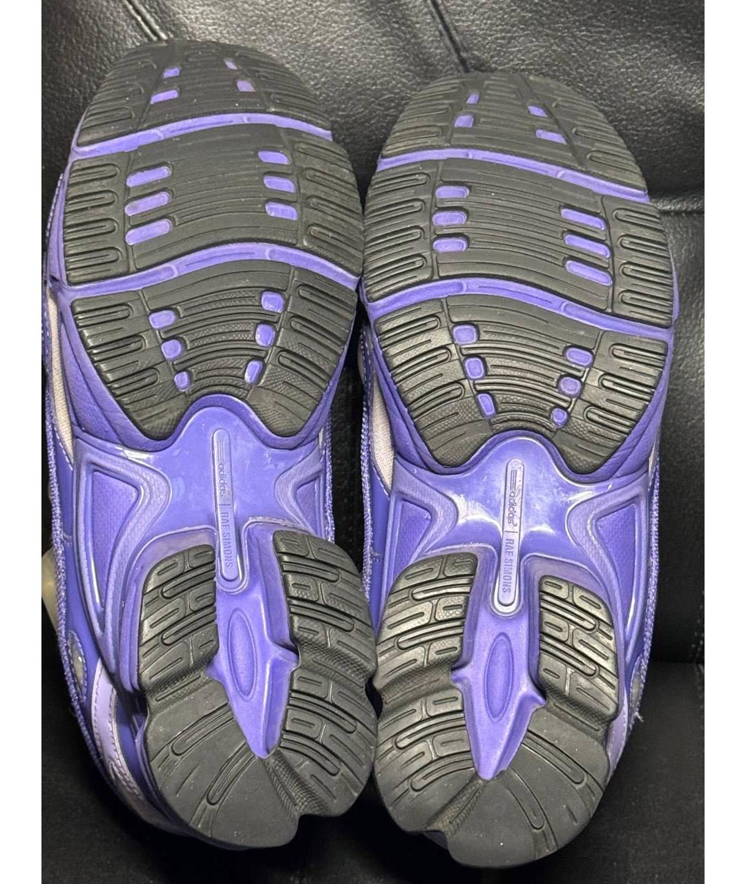 ADIDAS X RAF SIMONS Фиолетовые текстильные низкие кроссовки / кеды, фото 8