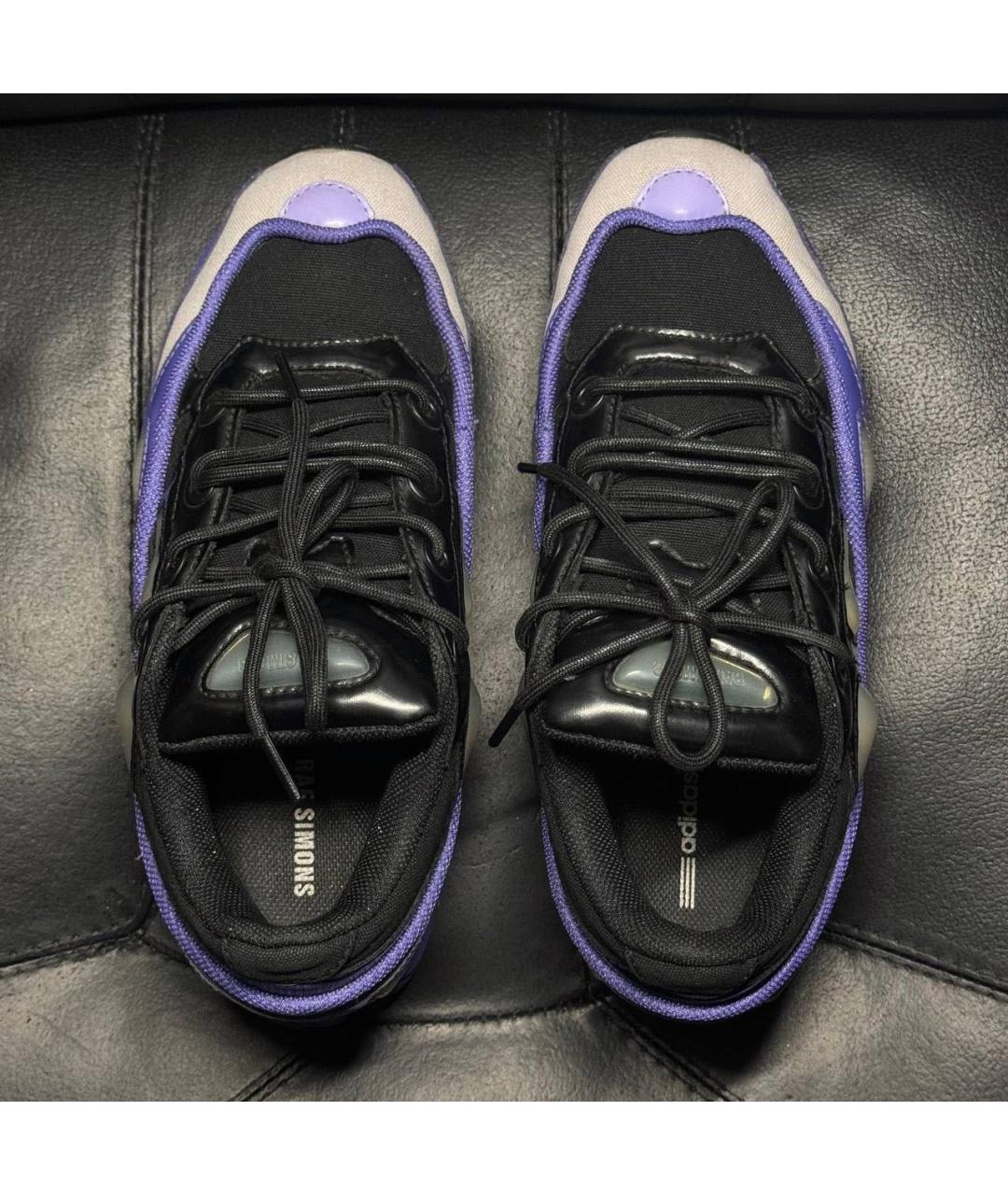 ADIDAS X RAF SIMONS Фиолетовые текстильные низкие кроссовки / кеды, фото 6