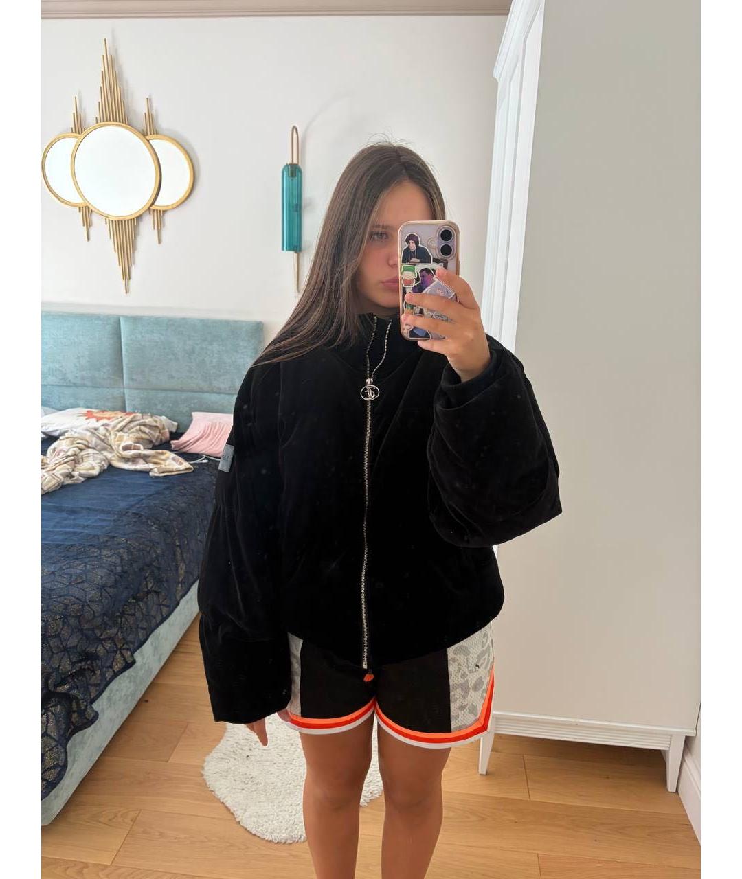 JUICY COUTURE Черная бархатная куртка, фото 2