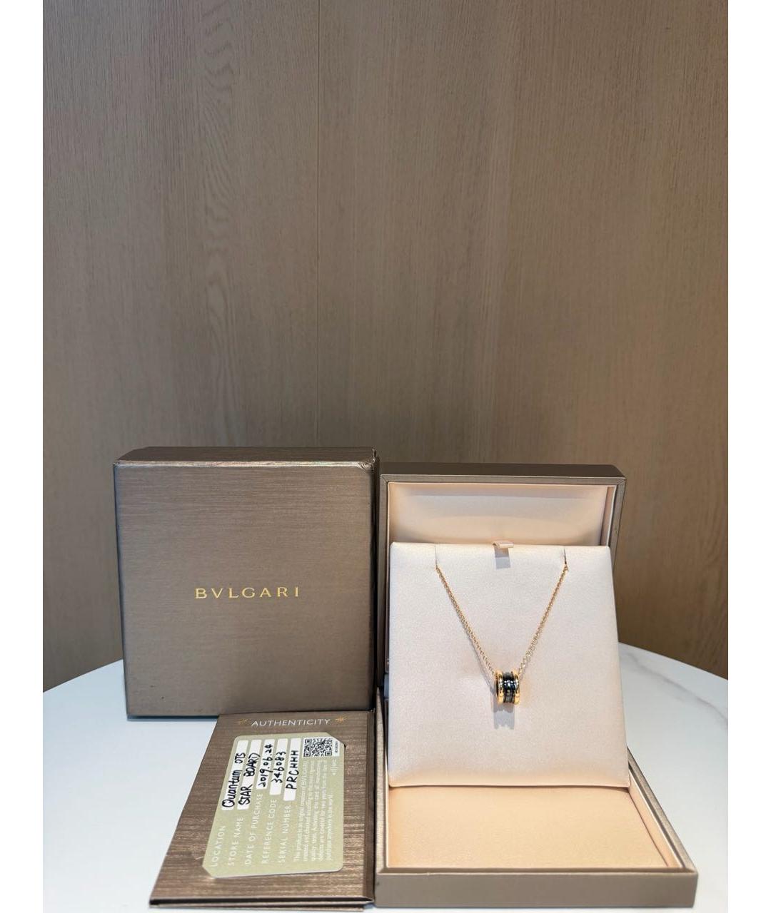BVLGARI Золотая подвеска из розового золота, фото 2