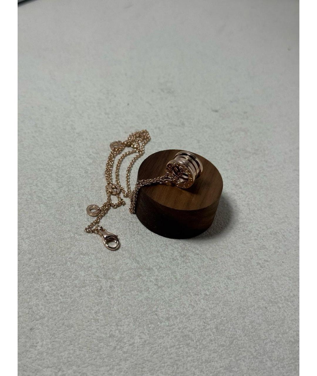 BVLGARI Золотая подвеска из розового золота, фото 5