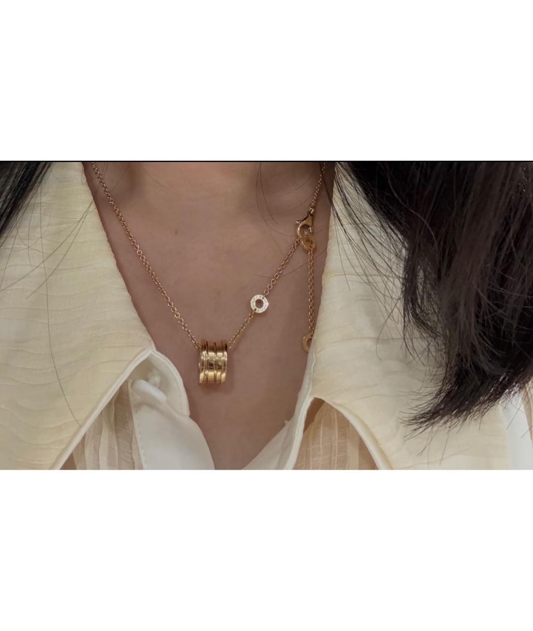 BVLGARI Золотая подвеска из розового золота, фото 6