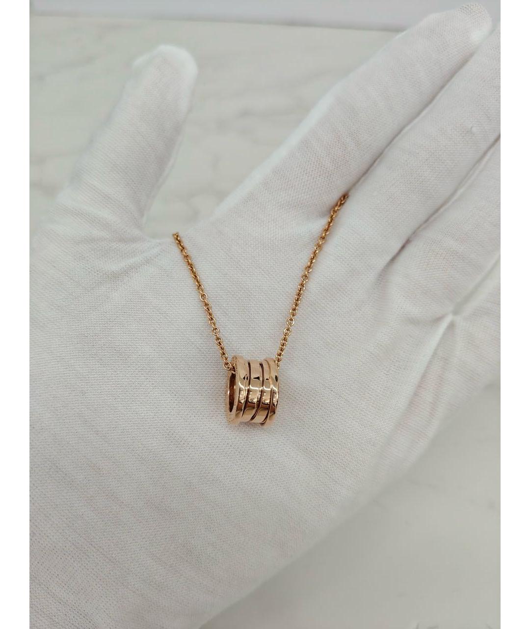 BVLGARI Золотая подвеска из розового золота, фото 4