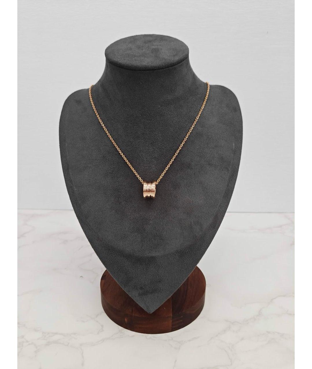 BVLGARI Золотая подвеска из розового золота, фото 3