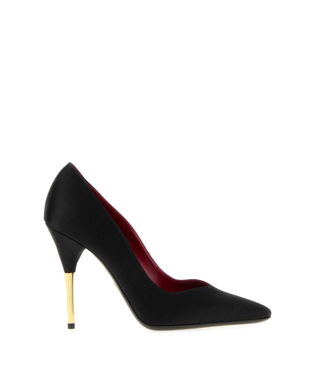 VALENTINO Черные текстильные туфли, фото 1