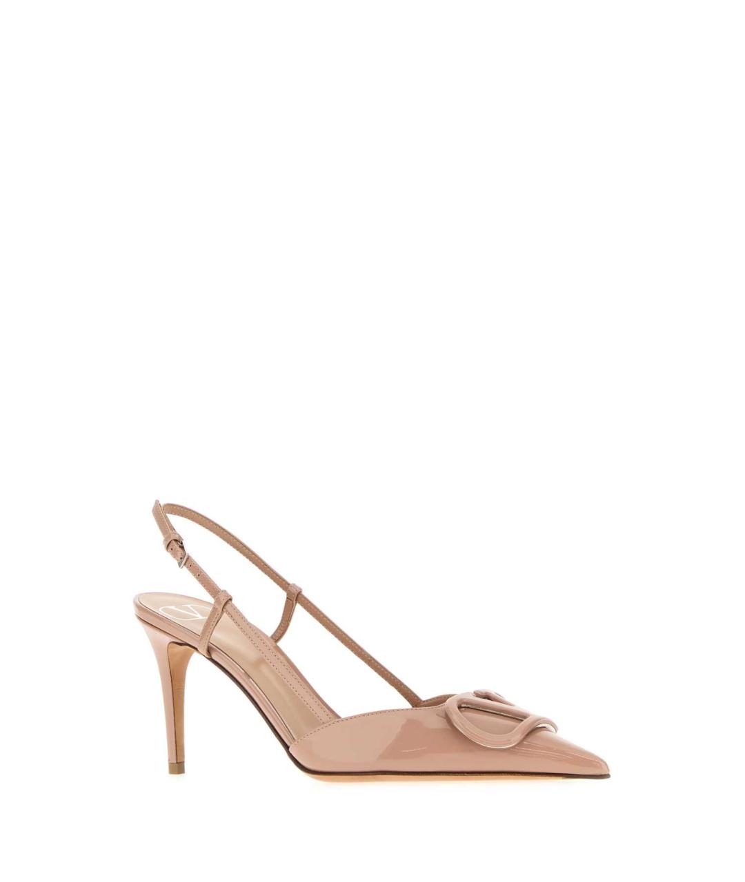 VALENTINO Розовые туфли из лакированной кожи, фото 2