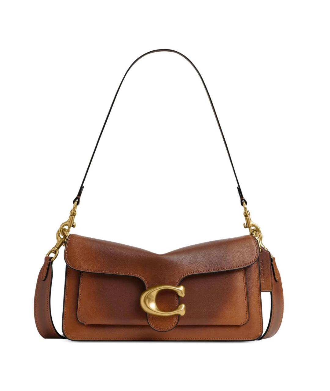 COACH Коричневая кожаная сумка тоут, фото 1