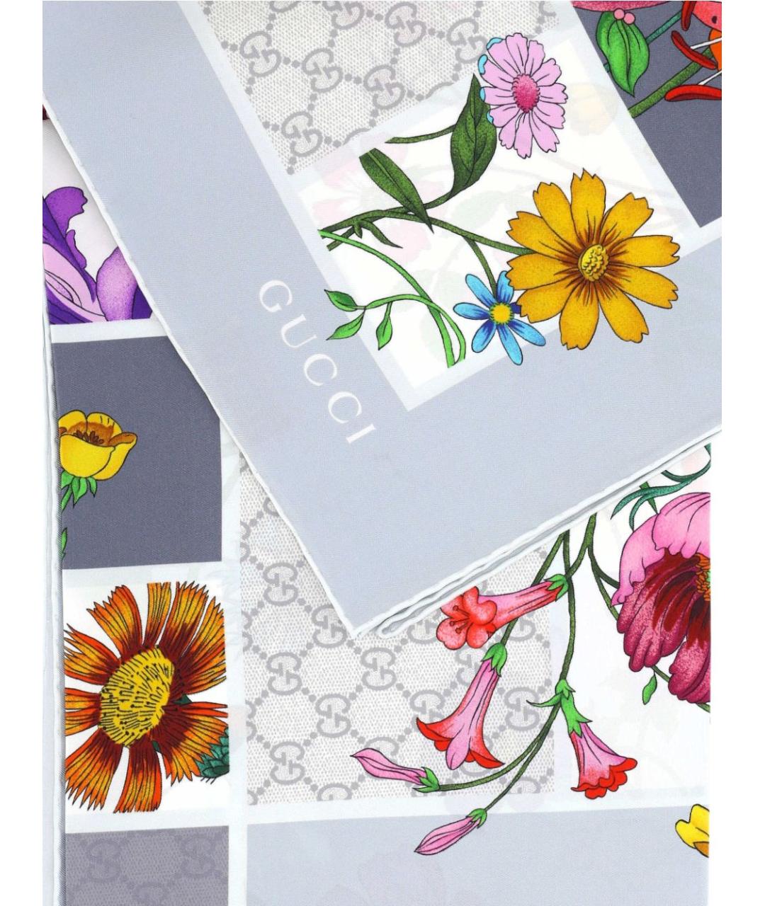 GUCCI Мульти шелковый платок, фото 2