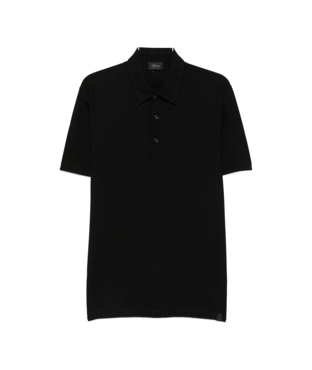 BRIONI Черная хлопковая футболка, фото 1
