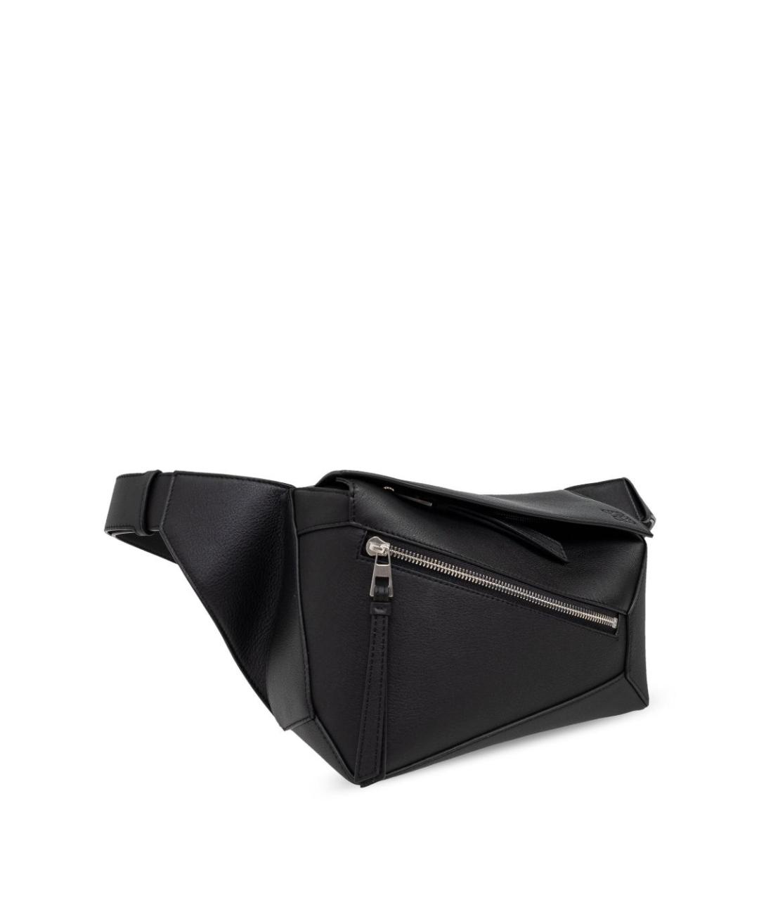 LOEWE Черная кожаная сумка на плечо, фото 3
