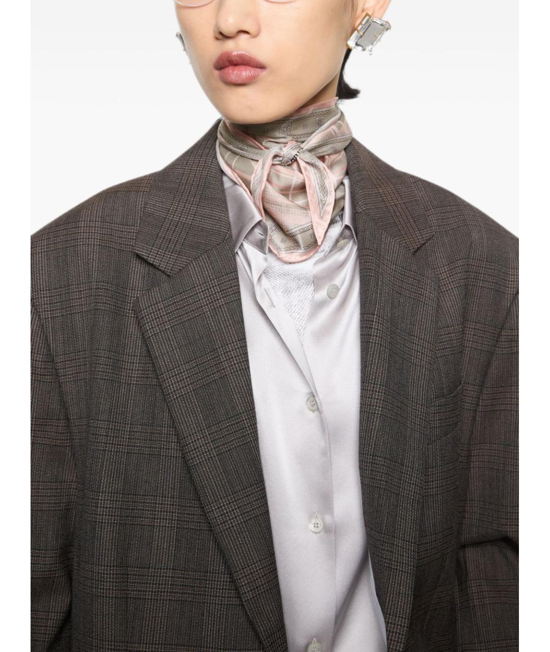 ACNE STUDIOS Мульти шелковый платок, фото 3