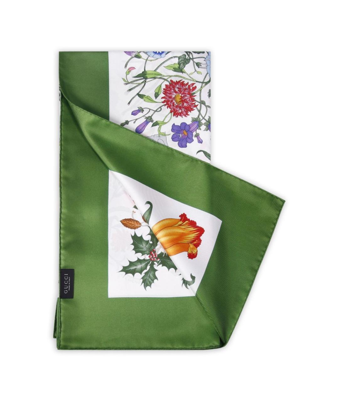 GUCCI Зеленый платок, фото 2