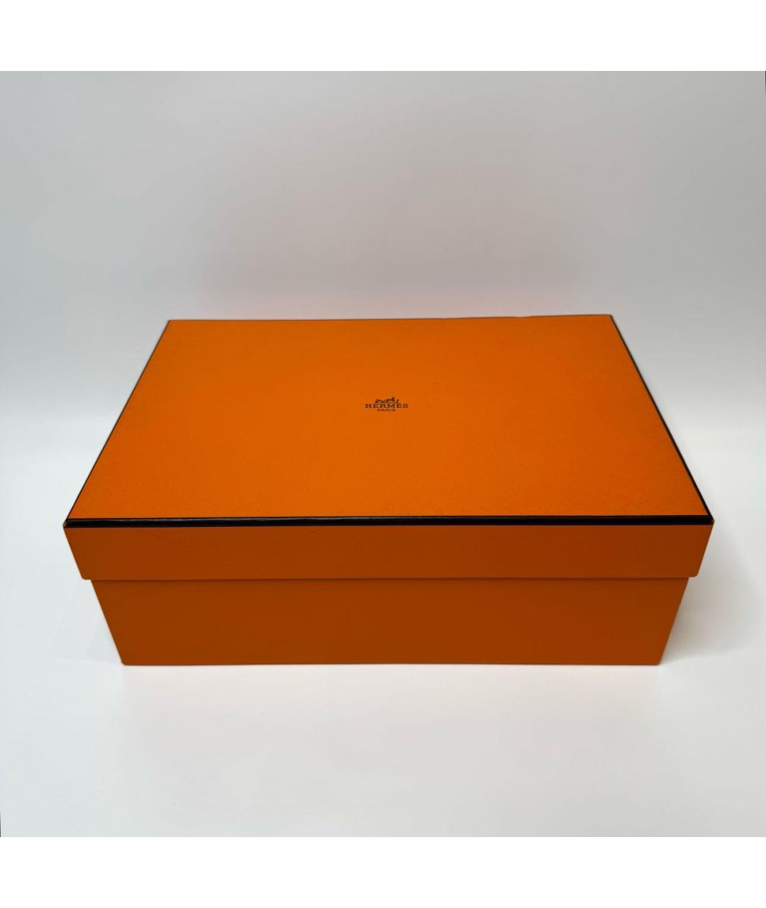 HERMES Черные кожаные лоферы, фото 8