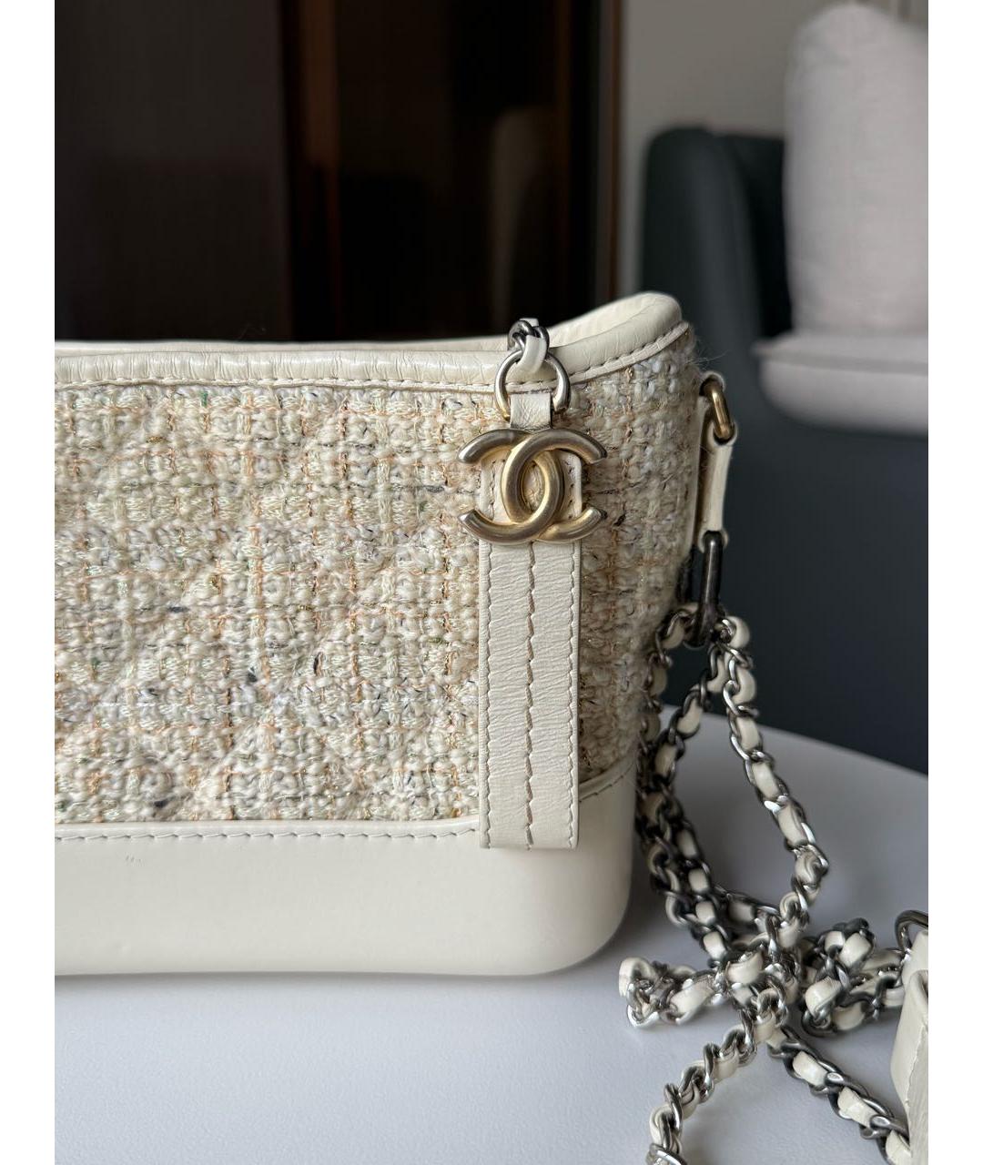 CHANEL Белая сумка через плечо, фото 4