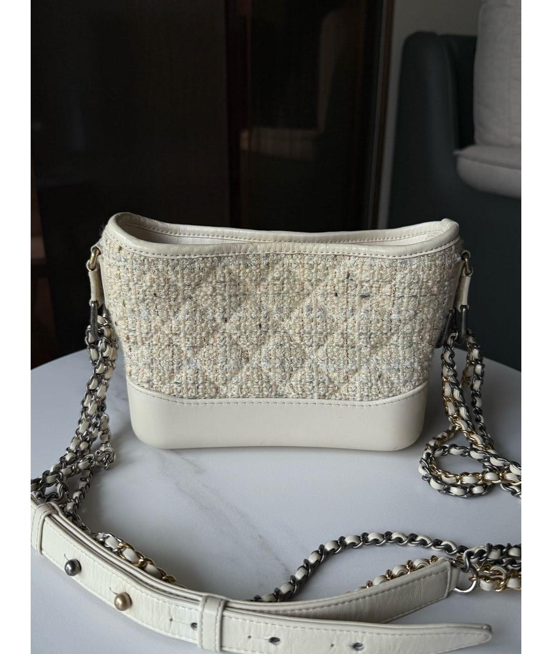CHANEL Белая сумка через плечо, фото 6