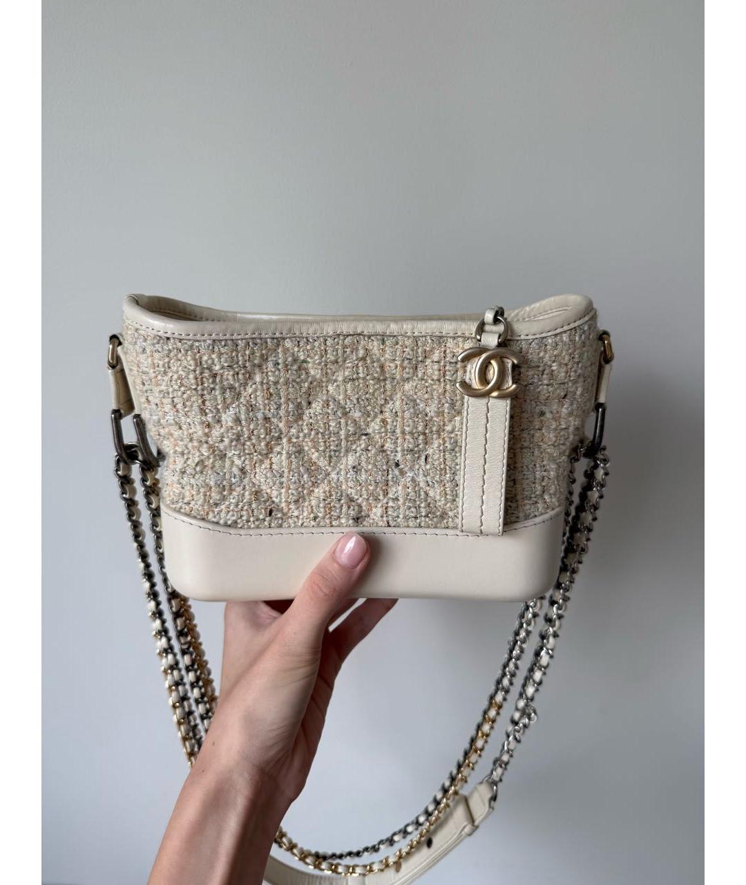 CHANEL Белая сумка через плечо, фото 2