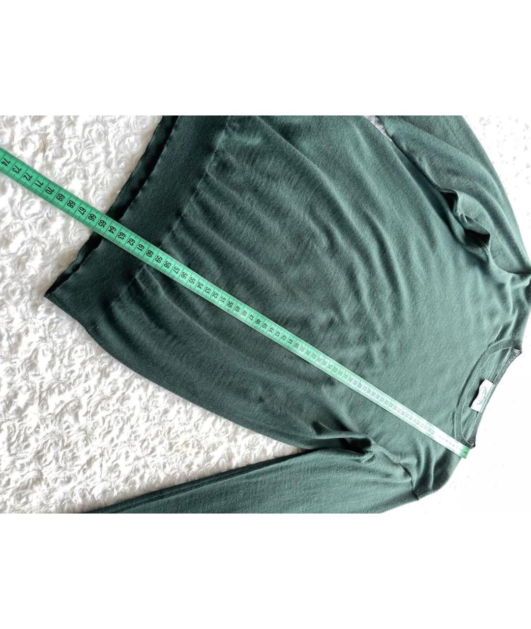 PRADA Зеленый шерстяной джемпер / свитер, фото 5