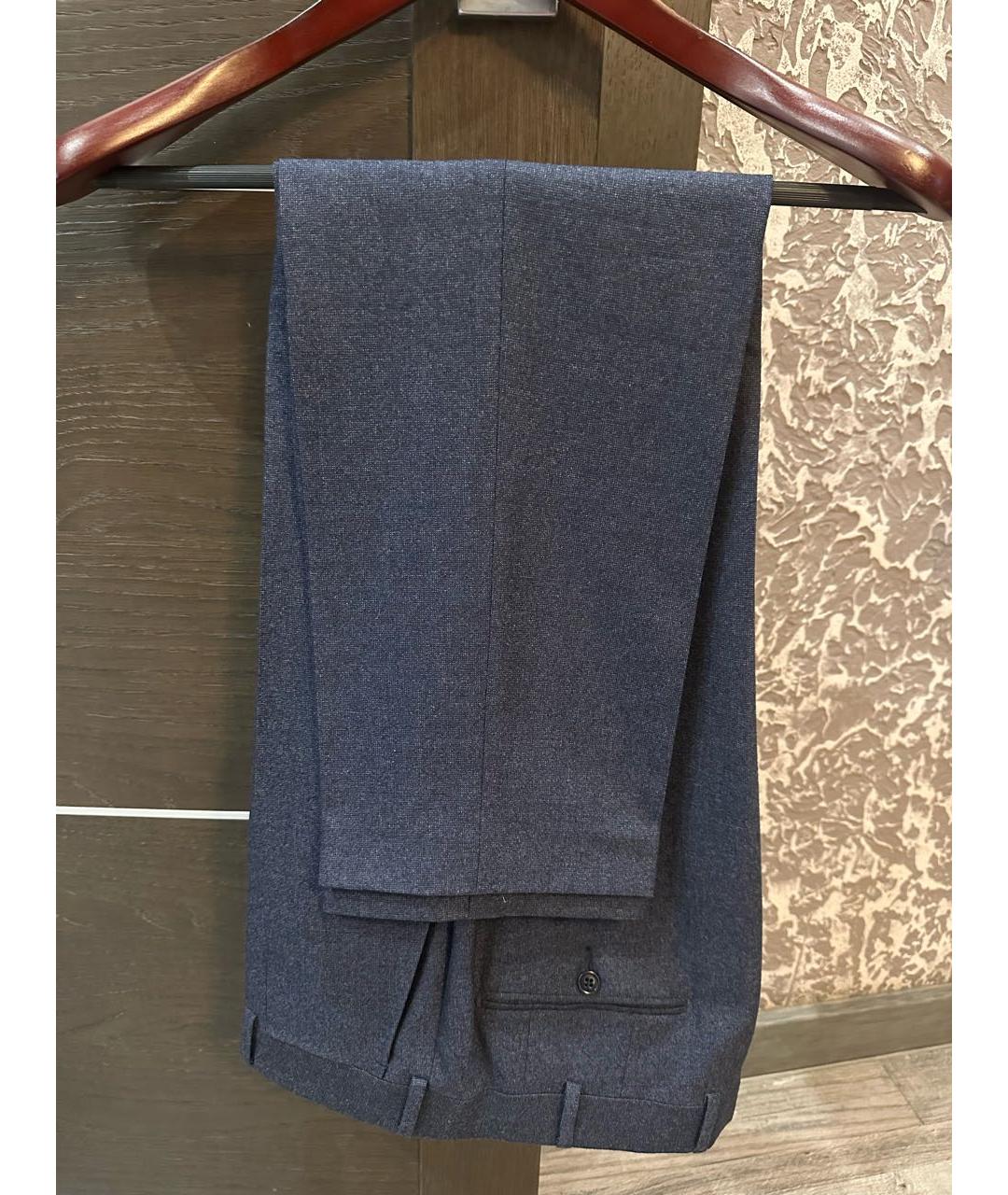 ERMENEGILDO ZEGNA XXX Темно-синий классический костюм, фото 4