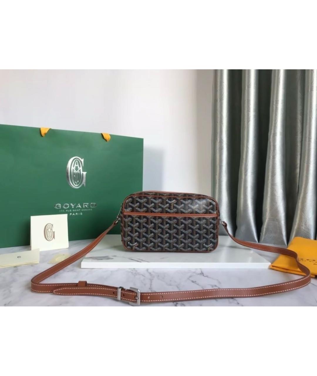 GOYARD Коричневая сумка через плечо, фото 4