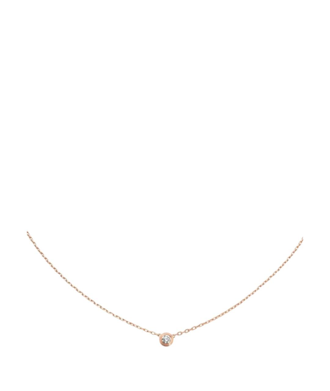 CARTIER Золотая подвеска из розового золота, фото 1