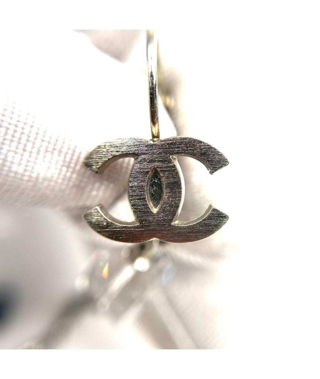 CHANEL Золотые серьги, фото 6