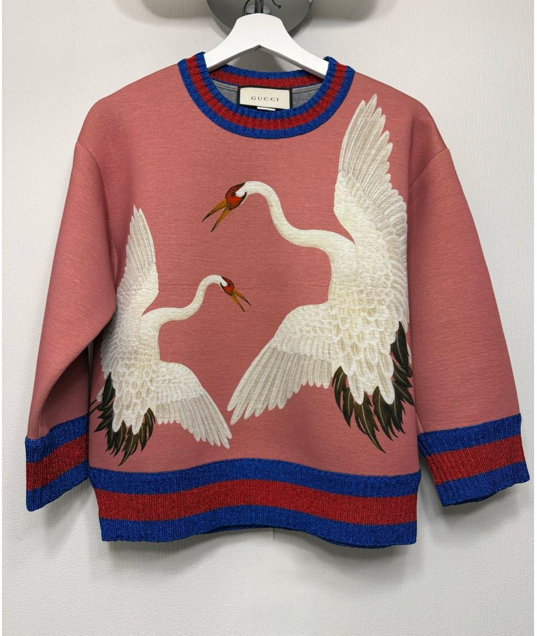 GUCCI Розовый джемпер / свитер, фото 7