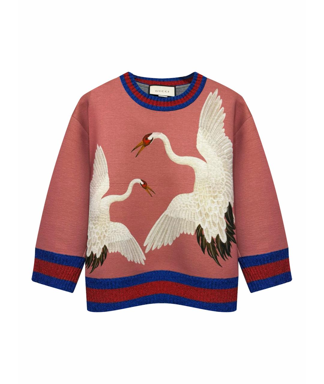 GUCCI Розовый джемпер / свитер, фото 1